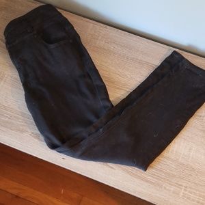 High Rise Black Skinny Jeans